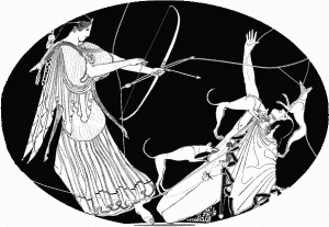 DIana Slaying Actaeon