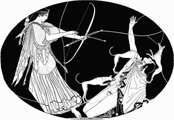 DIana Slaying Actaeon